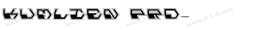 Kumlien Pro字体转换